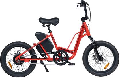 Aurita Bikes Aurita Tempest| Utility Electric Cycle| 3-Level Pedal Assist | Range up to 45 km 20 inches Single Speed Lithium-ion (Li-ion) Electric Cycle