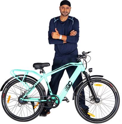 GOSPORTY Lightweight Electric Cycle with LED Display, Dual Disc Brakes, 30+Km Range, Tire 26 inches Single Speed Lithium-ion (Li-ion) Electric Cycle