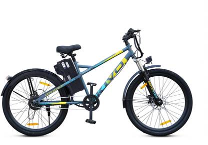 Motovolt Kivo Standard Long Range Solid Grey Satin 26 inches Single Speed Lithium-ion (Li-ion) Electric Cycle