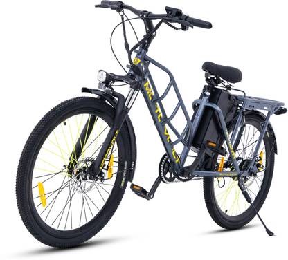 Motovolt HUM Standard Long Range 26 inches Single Speed Lithium-ion (Li-ion) Electric Cycle