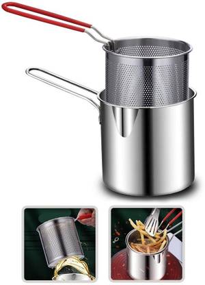Modinity 1.4 Liter Stainless Steel Deep Fryer Pot Pan 1.4 L Electric Deep Fryer