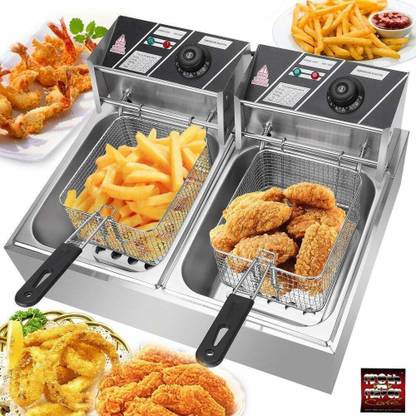 MAZORIA Professional 12 Ltr Deep Fryer Machine 3 Year Warranty 12 L Electric Deep Fryer