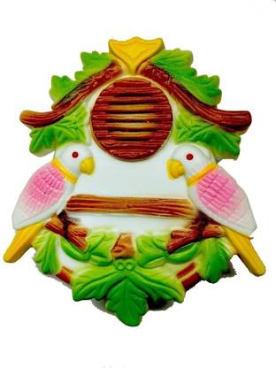 WiTE The Right Choice - White Double Parrot Bird Sound Bell - Wired Door Chime