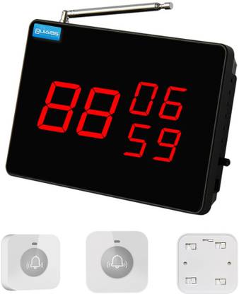 Buvvas Wireless Calling System Host (SC-R10) + 20 Buttons (APE590) Wireless Door Chime