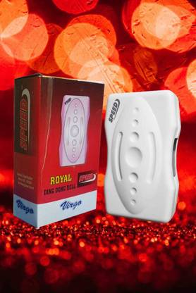 Rosario Ding Dong Bell 240V, Ding Door Bell for Home Offices Shops-(White) Wired Door Chime