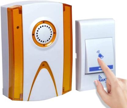 VSA Sakshi Wireless Cordless Calling Remote Door Bell for Home/Office Wireless Door Chime