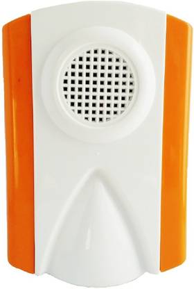 WiTE The Right Choice - YoYo - Whistle POLYPHONIC Tunes + Please Open The Door with L.E.D Indicator - Glossy Finish - Rectangular Shape - White Color, Plastic - 1 Piece Wired Door Chime