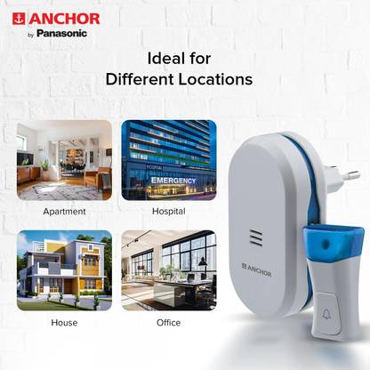 ANCHOR Anchor Wireless Door Chime (45 Tune) - 22720 Wireless Door Chime
