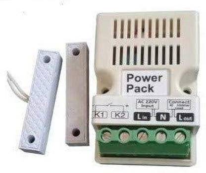 MME Air Curtain Door Sensor Limit Switch (plastic, white) Wired Door Chime