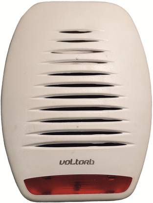 VOLtORb - Sparkal Model - HINDU RELIGIOUS Multi Tunes Mantra Musical Door Bell (10 Tunes) with Include L.E.D Indicator - Matt Finish - White Color - Plastic - 1 Piece Wired Door Chime