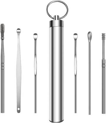 Taxila 6 in 1 Stainless Steel Earwax Ear Cleaner Removal Kit Electric Ear Cleaner
