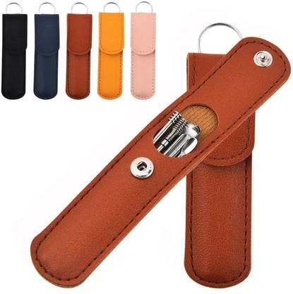 Taxila Ear Wax Remover Tool Kit Stainless Steel Earpick Removal 6 PCS Set (Pack-1) Electric Ear Cleaner