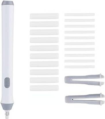 Vintager Electric Eraser Kit with 22 Eraser Refill 2 Size Refills Battery Operated Eraser Cordless Electric Eraser