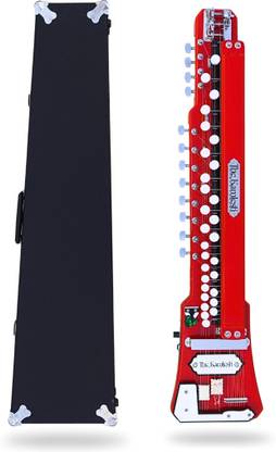 The Kamlesh Bulbul Tarang - 29 Keys & 14 | TKB29 - RUBY RED | Indian Banjo Electro-acoustic Guitar