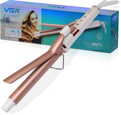 VGR V-578 Professional Hair Curling Wand,with LED Display,Adjustable Heat 230°C Max Electric Hair Curler