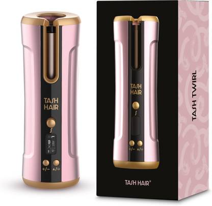 Tash Hair Twirl Cordless Automatic Curling Machine with 6 Adjustable Temperatures Electric Hair Curler