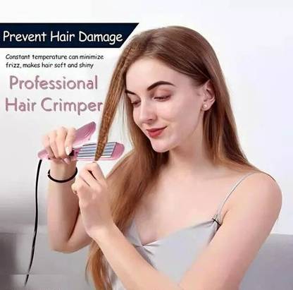 MARSELITE Hair Crimping Machine Flat Irons Styling Tools with Fast Warm-up Electric Hair Styler