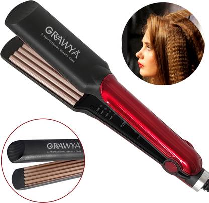 Grawya Professional Hair Crimper With 4X Protection Coating Electric Hair Crimp & Style Hair Styler