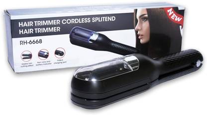 knidaa store Hair Trimmer | Automatic Rechargeable 2-in-1 Split End Remover Electric Hair Styler