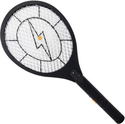 GIGAWATTS Sixer Mosquito Bat Insect Bugs Electric Zapper with Rechargeable Battery (Black) Electric Insect Killer Indoor, Outdoor