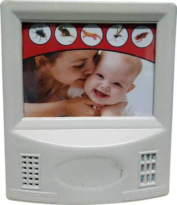 SALUANA Suraksha Ultrasonic Pest Repellent Fleas,Rat, Spider, Cockroach & Ants Repeller Health Care System - No Killing, No Poison,No Chemical, No Refilling, Non-Toxic Electric Insect Killer Electric Insect Killer Indoor