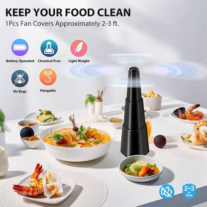 Zibuyu Fly Repellent Fan Retractable Fly Repellent Fan Repellent Fan Battery Operated Electric Insect Killer Outdoor