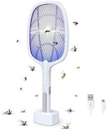 RJExim Kart 2 in 1 Mosquito Bats Racket Auto Killer Night Racket Electric Insect Killer Indoor