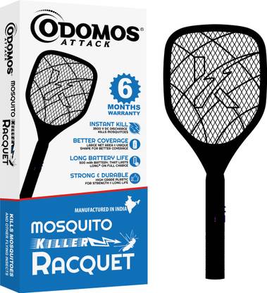 Odomos Attack mosquito killer racquet Electric Insect Killer Indoor