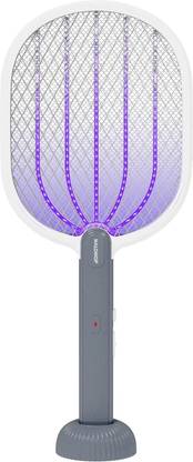 Halohop Mosquito Bat with UV, 2 in 1 Racket USB Rechargeable - Fly Swatter with Base, Electric Insect Killer Indoor, Outdoor