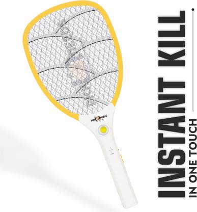 Pick Ur Needs Rechargeable Electric Mosquito Bat/ Racquet Mosquito Fly Killing With COB Light Electric Insect Killer Indoor, Outdoor