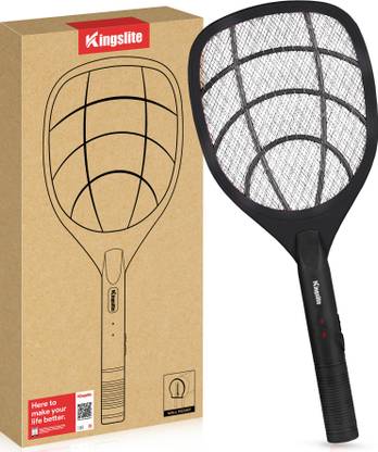 KINGSLITE Hunter Mosquito Bat Buzz Racket Electric Insect Killer Indoor, Outdoor