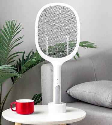 GK-JLPV 4500V Anti-Mosquito Racket / 1200mAh Rechargeable Handheld Fly Swatter Electric Insect Killer Indoor, Outdoor