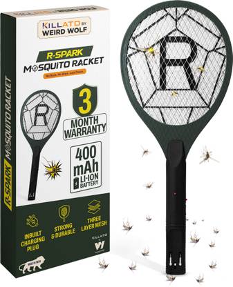 Killato - Mosquito Racket, with 3 Months Warranty Electric Insect Killer Indoor, Outdoor