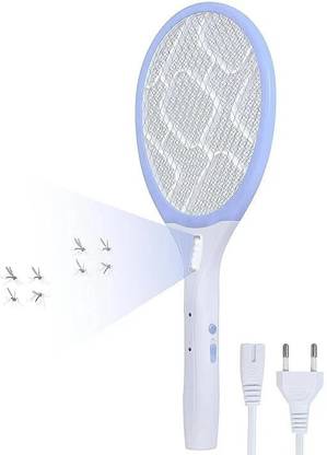 PLERIZA Rechargeable Electric Fly Swatter Mosquito Racket Bat with COB Light Electric Insect Killer Indoor, Outdoor