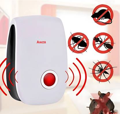 awza Ultrasonic Pest Repeller: Mosquito & Insect Control for Home & Office Electric Insect Killer Indoor