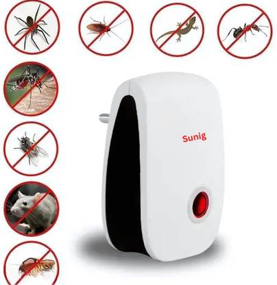sunig Mosquito & Pest Repeller | Ultrasonic Device for Home & Office Use Electric Insect Killer Indoor