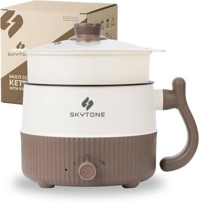 SKYTONE Multipurpose Electric Kettle With Ceramic Coating 2L Multi Cooker Electric Kettle