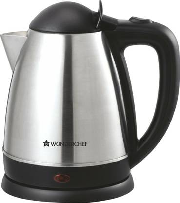 WONDERCHEF Prato Electric Kettle  (1.5 L, Silver, Black)