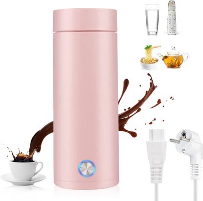 HASTHIP Multipurpose Thermos Cup for Milk Tea Leak-Proof Waterproof Electric Kettle Pink Electric Kettle
