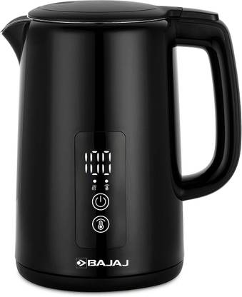 BAJAJ KTP 1.5 Litre Digital Electric Kettle| Auto Shut-Off|Dry Boil Mechanism Electric Kettle