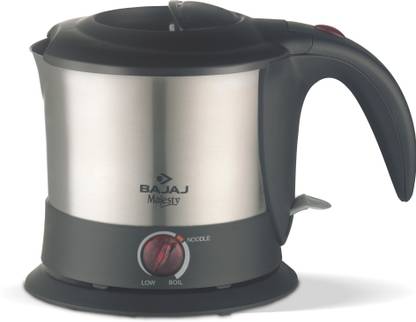 Bajaj Majesty KTX-09 SS Non-Strix Multifunction Cordless Electric Kettle (1 L , Steel )