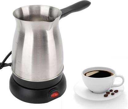 Arrom Marado Electric Coffee Maker, 600ml Stainless Steel Kettle, Tea, Cofee, Milk Beverage Maker