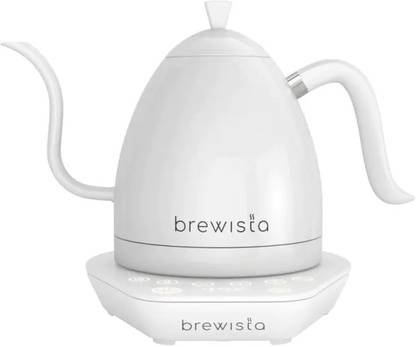 Brewista Artisan Gooseneck Kettle – White with White Base, 600ml Beverage Maker