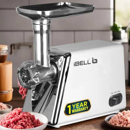 iBELL MT1750Y Meat Mincer Grinder, 1800W Heavy Duty, Keema/Sausage/Kibbeh Maker, Electric Meat Grinder
