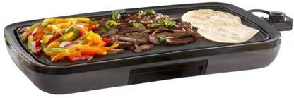 DASH Electric Pan for Dosa/ Pancake/ Uttapam/ Eggs (Grey) Rectangle Electric Pan