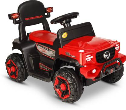 Miss & Chief Posh Rechargeable Car 6V & 6.5Ah Battery(Ages 2+)| Bluetooth & USB Music Player Car Battery Operated Ride On