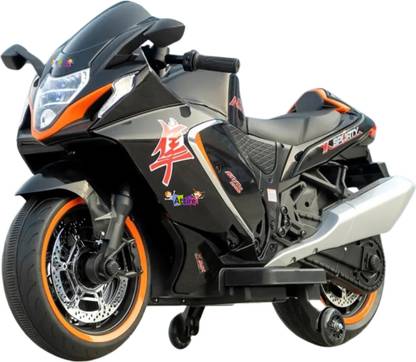 Attire Zooming Adventures The Dazzling Super Bike for Kids LEDLights Music & AwesomeFun Bike Battery Operated Ride On