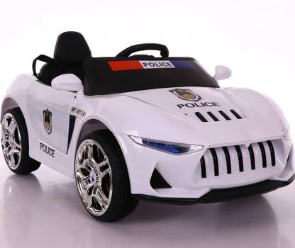 PP INFINITY Police Electric Ride On Car For Kids with Remote Control Music Light 1-5Yrs Car Battery Operated Ride On