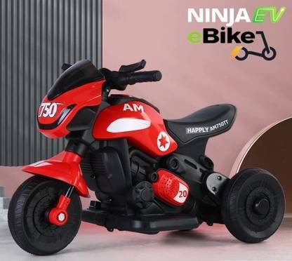 oh baby Zippy Ev With Music And Lights, Forward and Backward Gear, Built in MP3 player Bike Battery Operated Ride On