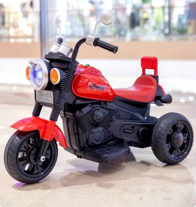 JoyRide Harley Bike for Kids with Music and Lights | 2 to 5 Year | with Foot Accelerator Bike Battery Operated Ride On